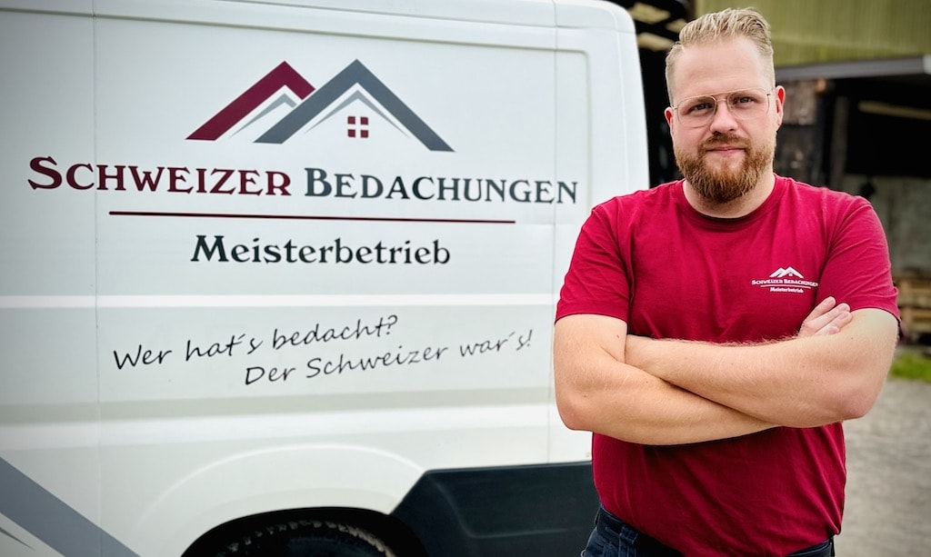 Benjamin – Dachdecker bei Artjom Schweizer Bedachungen