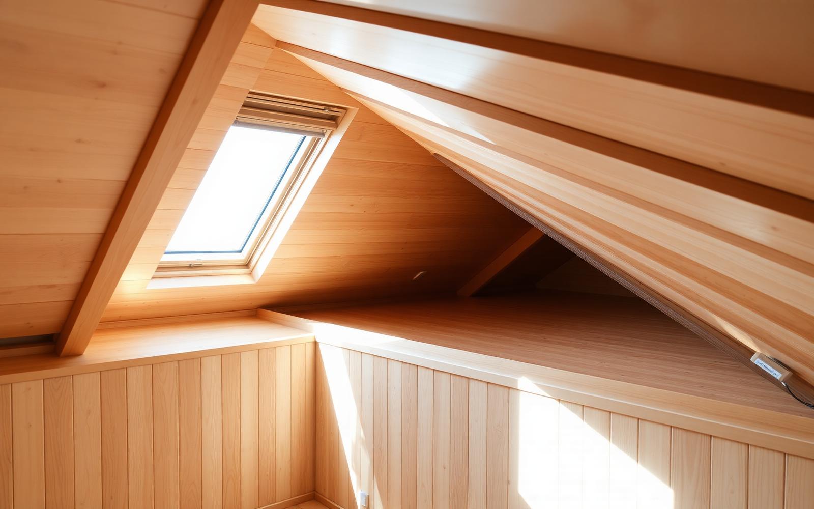 VELUX-Dachfenster in Wohnraum